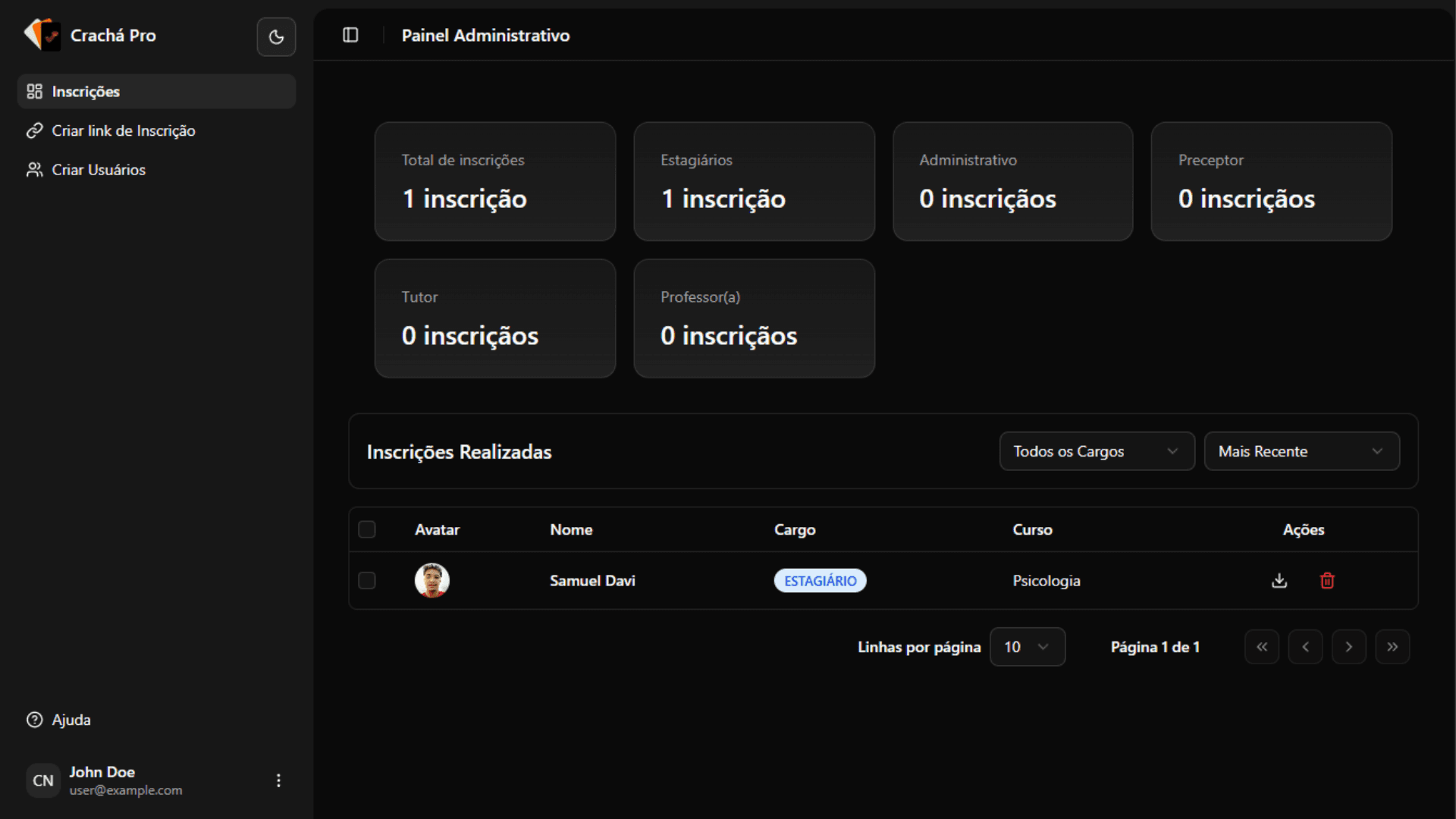 Crachá Pro - Imagem 1